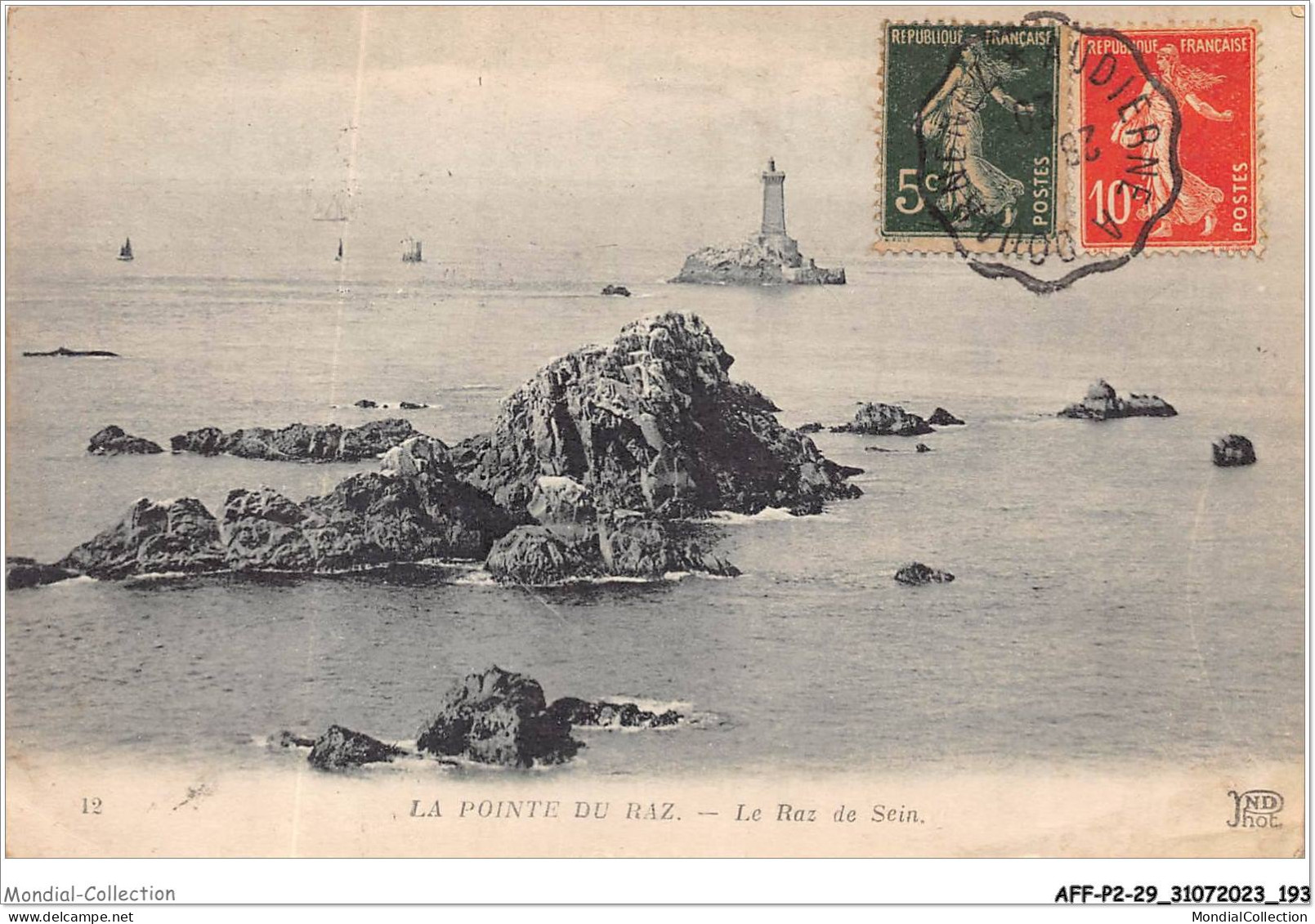 AFFP2-29-0179 - LA POINTE DU RAZ - Le Raz De Sein  - La Pointe Du Raz