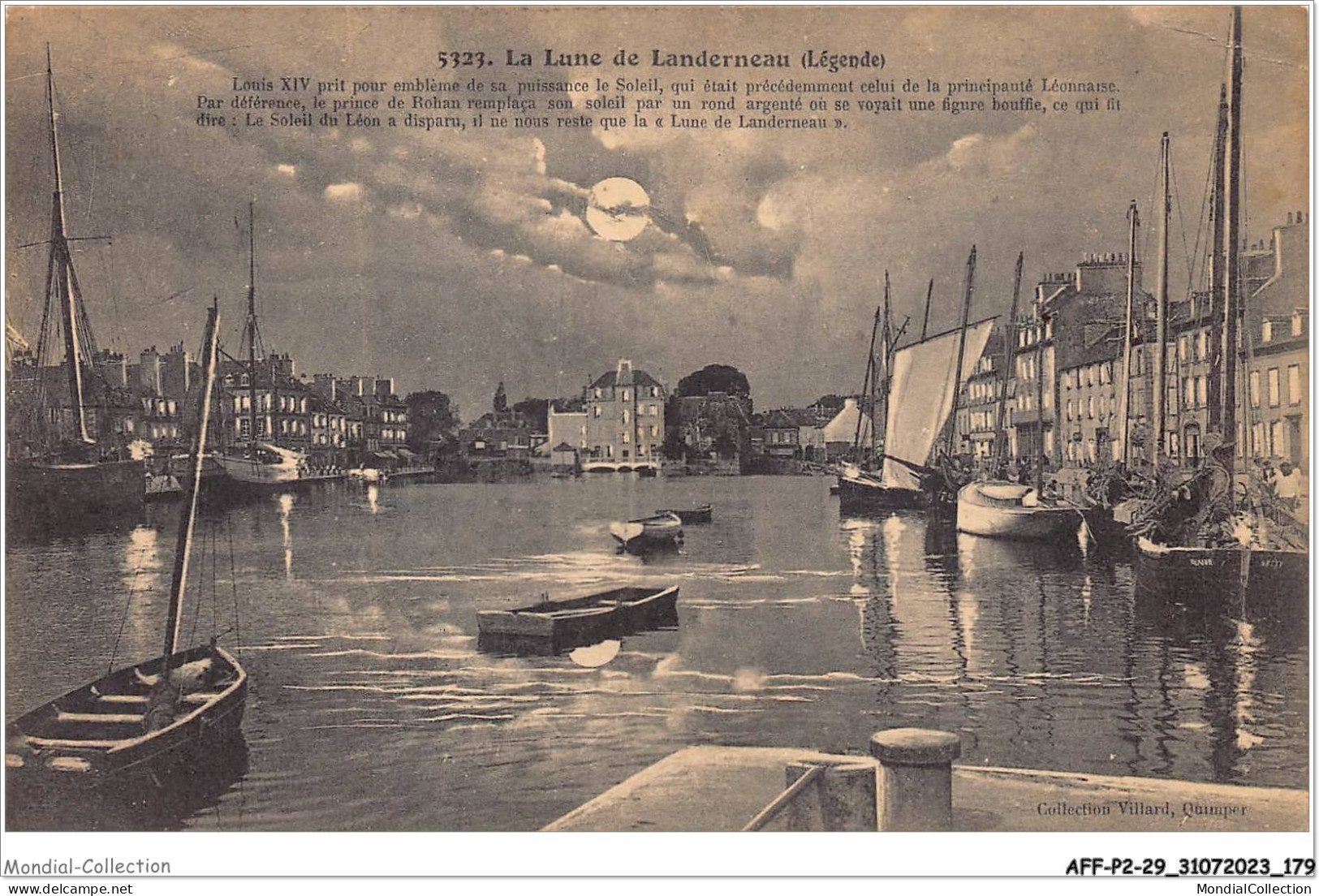 AFFP2-29-0172 - La Lune De LANDERNEAU - Légende  - Landerneau