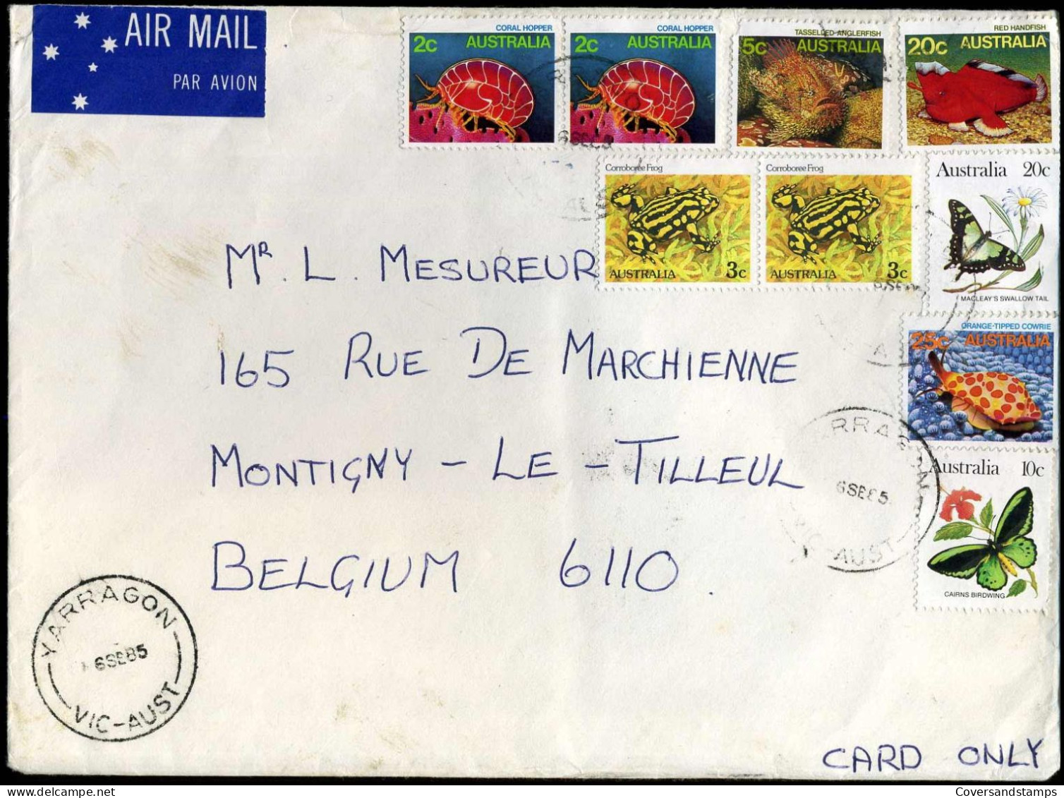 Cover To Montigny-le-Tilleul, Belgium - Covers & Documents