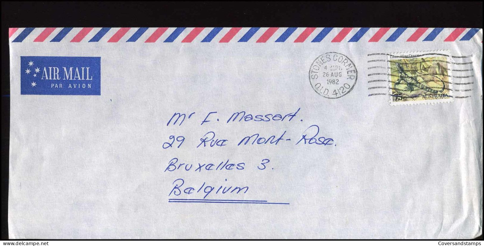 Cover To Brussels, Belgium - Lettres & Documents