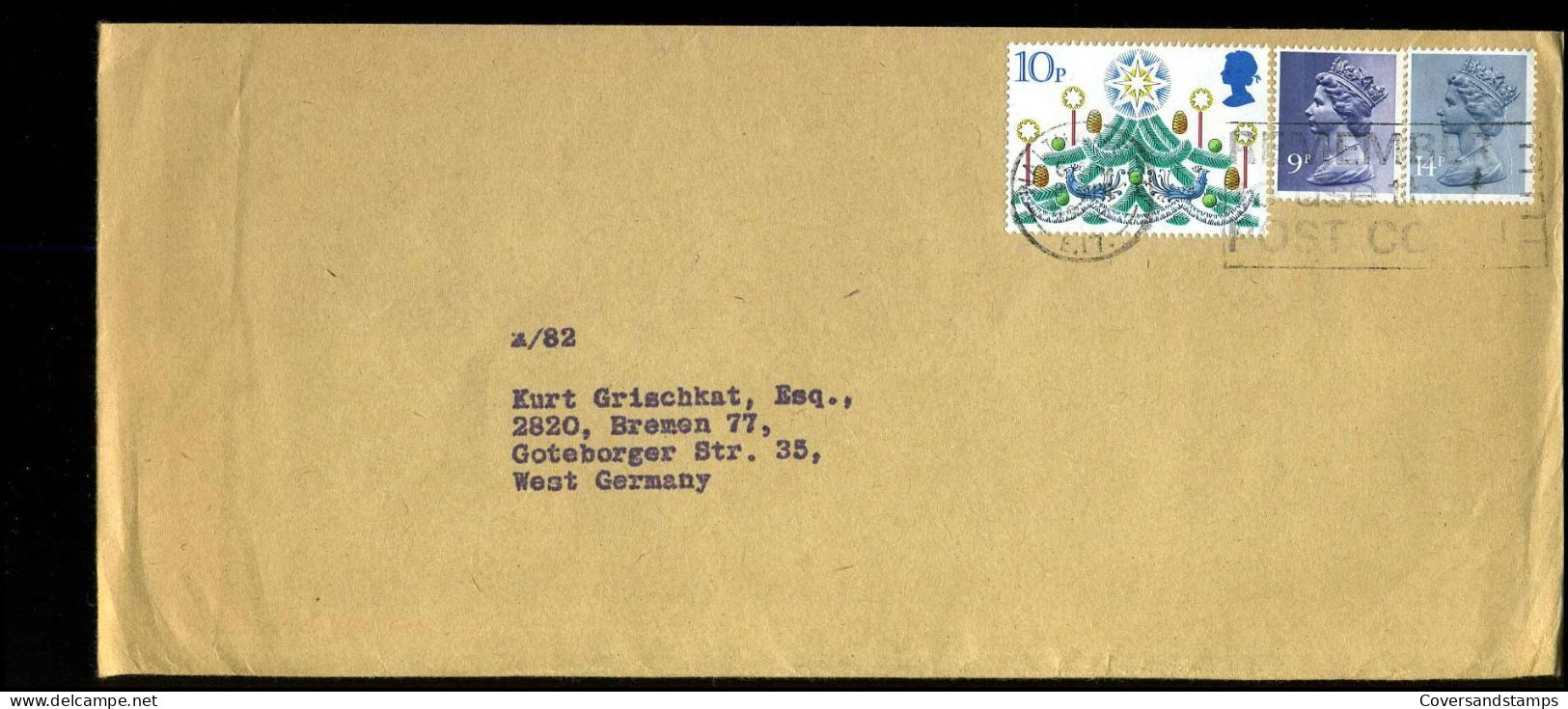 Cover To Bremen, Germany - Lettres & Documents