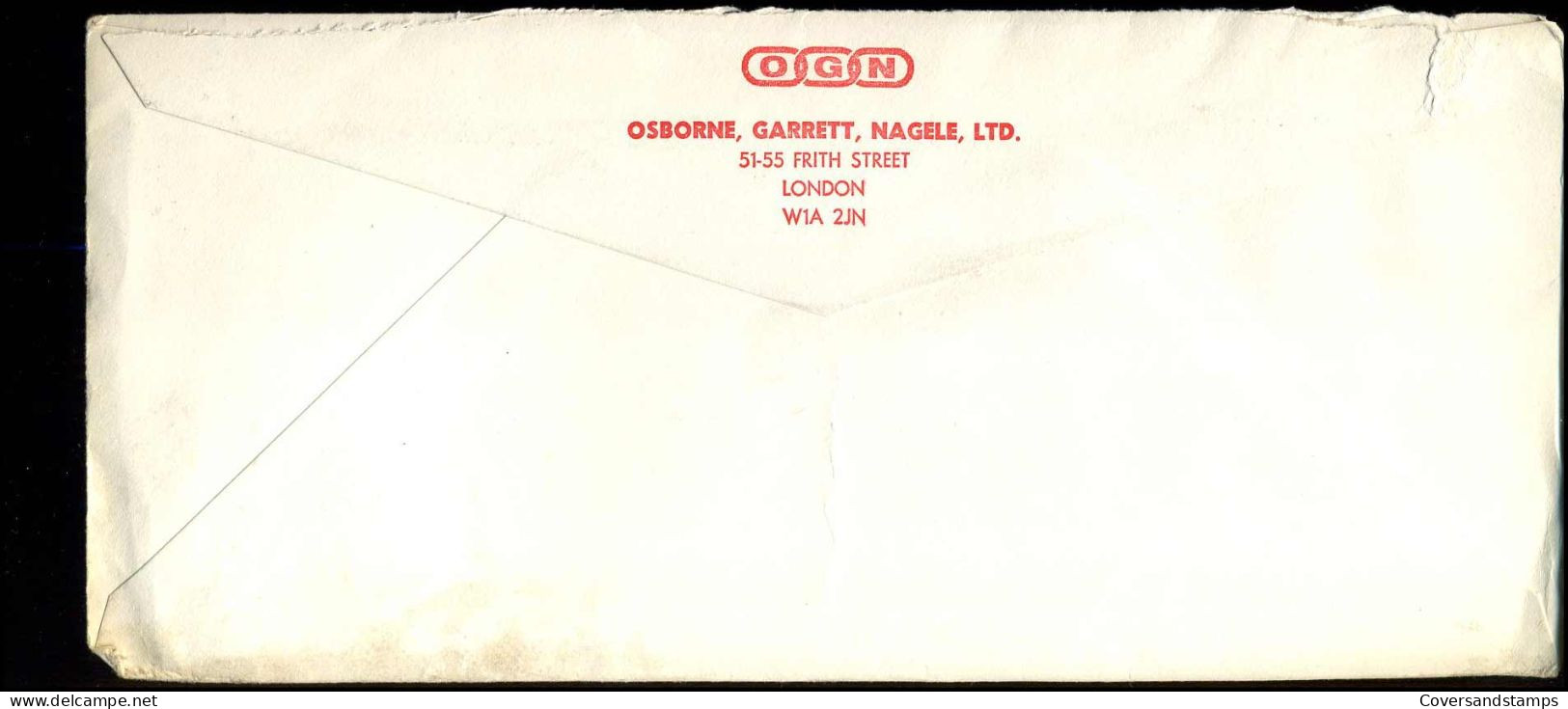 Cover To Wurzburg, Germany - 'Osborne, Garrett, Nagele Ltd' - Brieven En Documenten