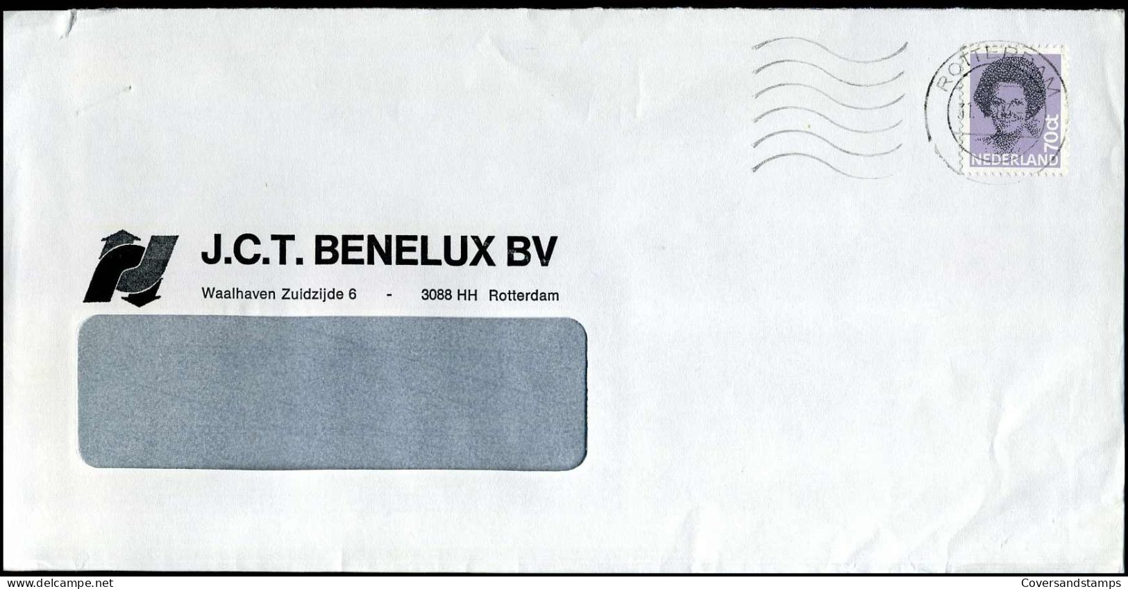 Cover- ' J.C.T. Benelux Bv, Rotterdam' - Covers & Documents