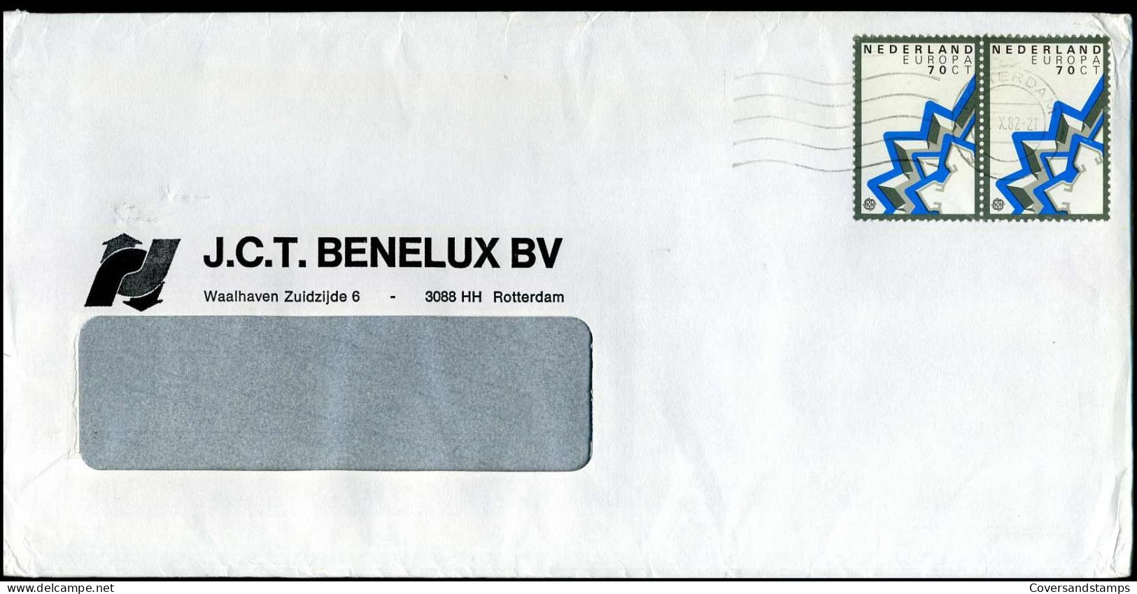 Cover- ' J.C.T. Benelux Bv, Rotterdam' - Lettres & Documents