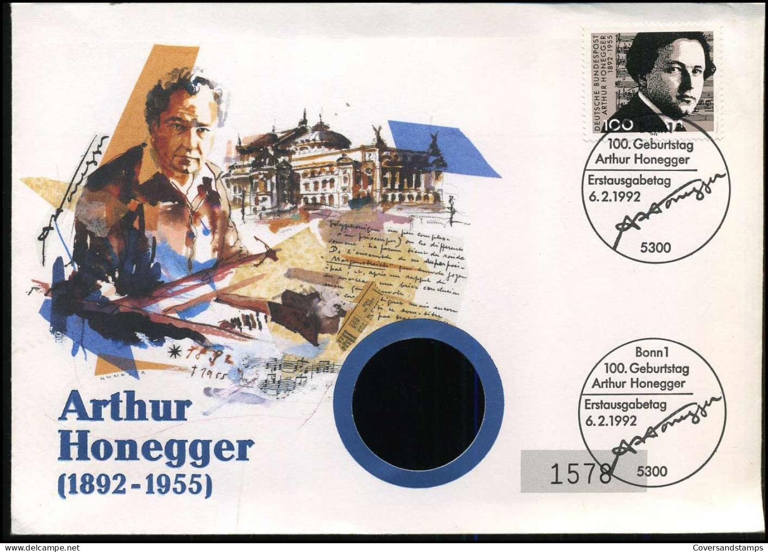 FDC - Arthur Honegger (1892-1955) - Other & Unclassified