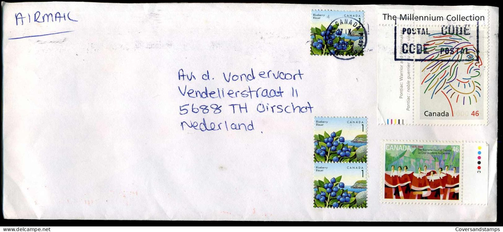 Cover To Oirschot, Netherlands - Lettres & Documents