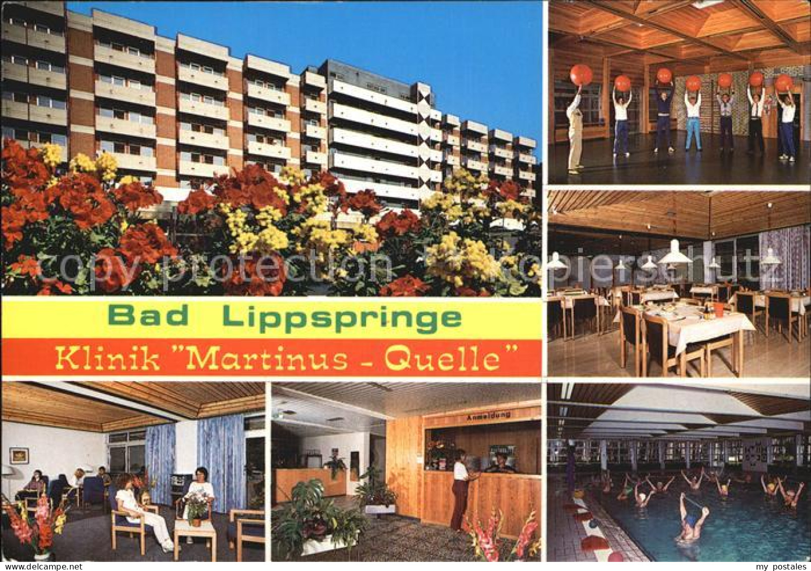 72536494 Bad Lippspringe Klinik Martinus Quelle Rezeption Gymnastik Speisesaal B - Bad Lippspringe
