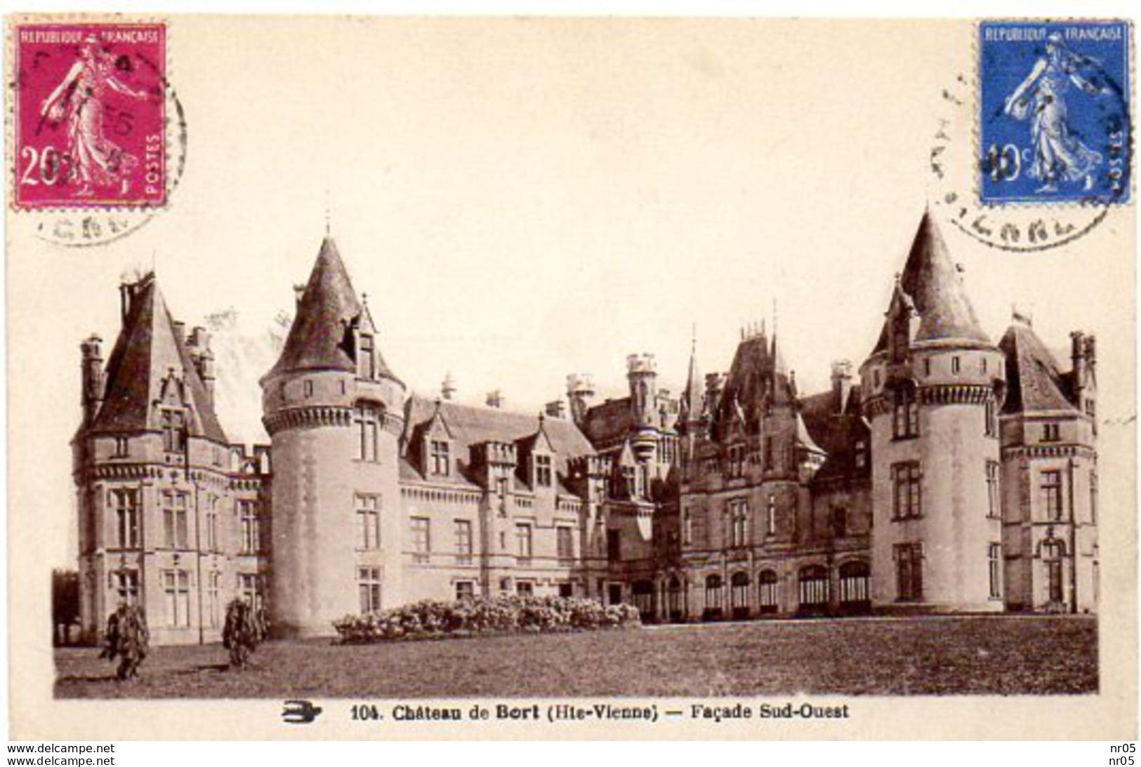 87 - Chateau De BORT - Façade Sud Ouest     ( Haute Vienne ) - Sonstige & Ohne Zuordnung