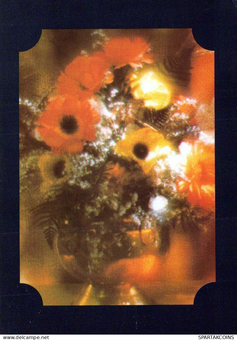 FLOWERS Vintage Postcard CPSM #PAR217.GB - Flowers