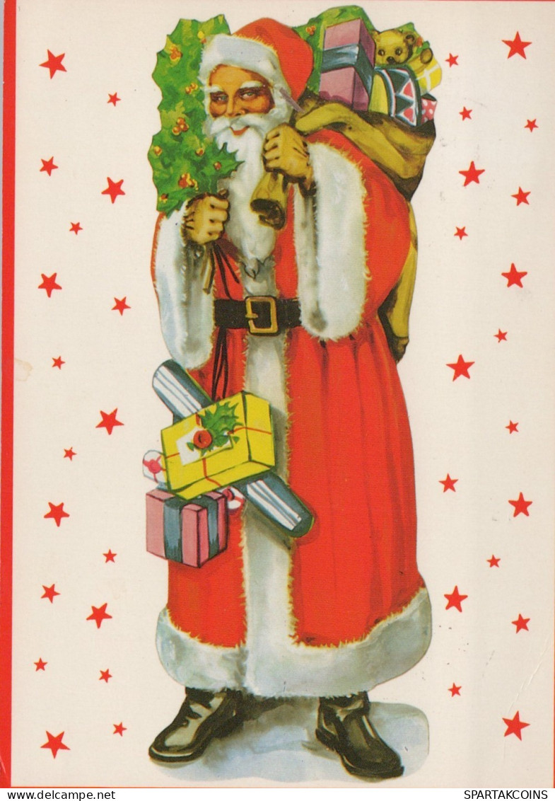 SANTA CLAUS CHRISTMAS Holidays Vintage Postcard CPSM #PAJ622.GB - Santa Claus