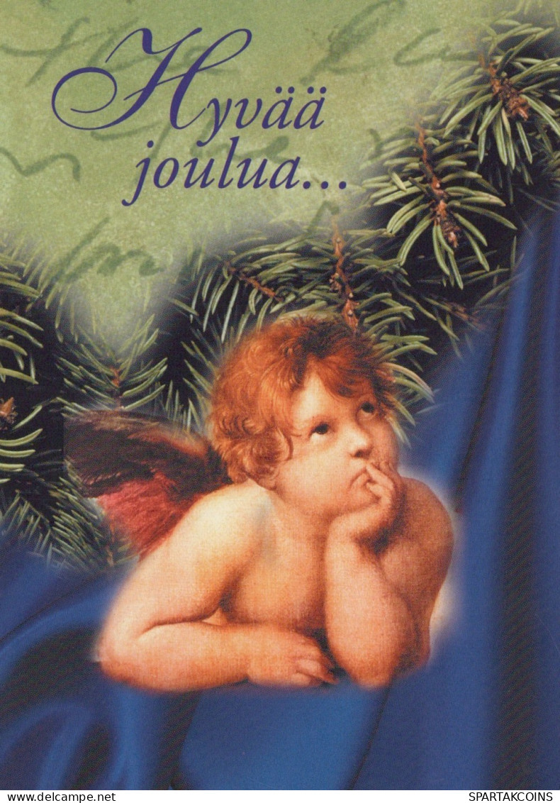 ANGEL CHRISTMAS Holidays Vintage Postcard CPSM #PAJ356.GB - Anges