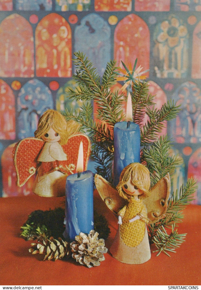 ANGEL CHRISTMAS Holidays Vintage Postcard CPSM #PAH971.GB - Angels