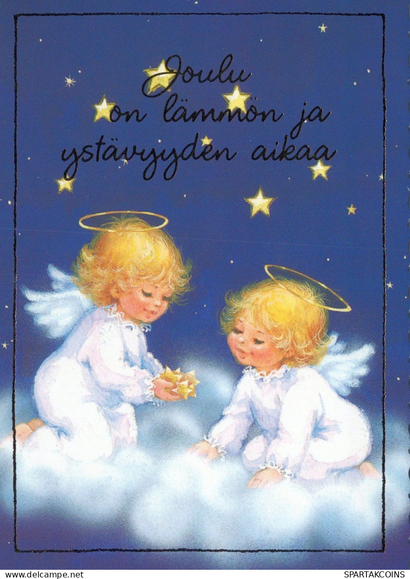ANGEL CHRISTMAS Holidays Vintage Postcard CPSM #PAH904.GB - Anges