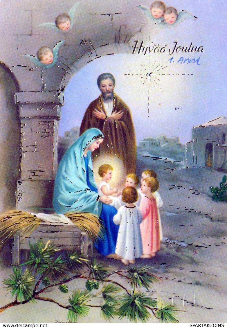 ANGEL CHRISTMAS Holidays Vintage Postcard CPSM #PAH599.GB - Anges