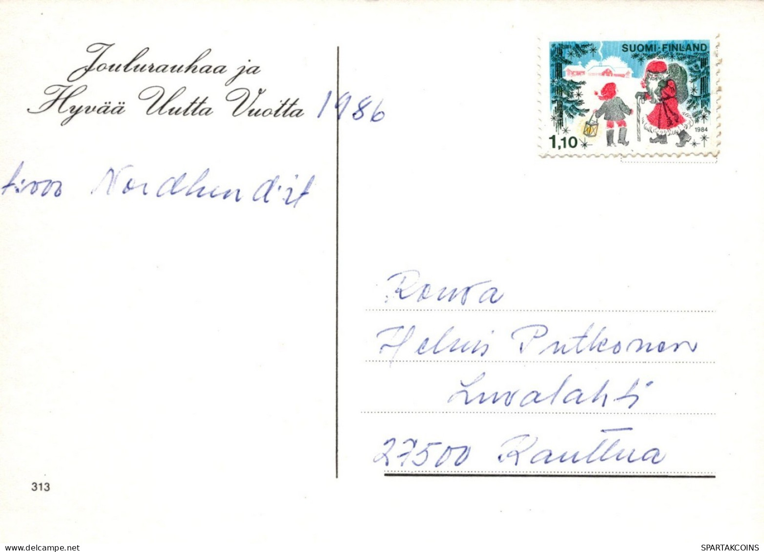 ANGEL CHRISTMAS Holidays Vintage Postcard CPSM #PAH539.GB - Engelen