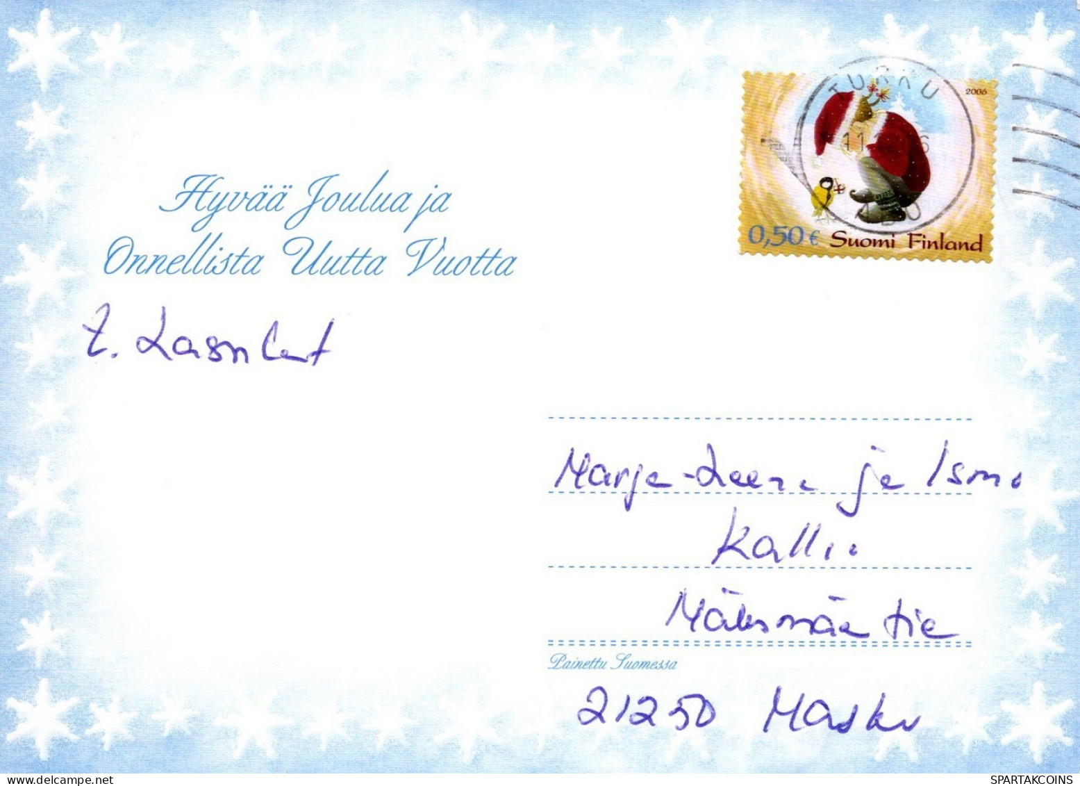 ANGEL CHRISTMAS Holidays Vintage Postcard CPSM #PAH089.GB - Anges