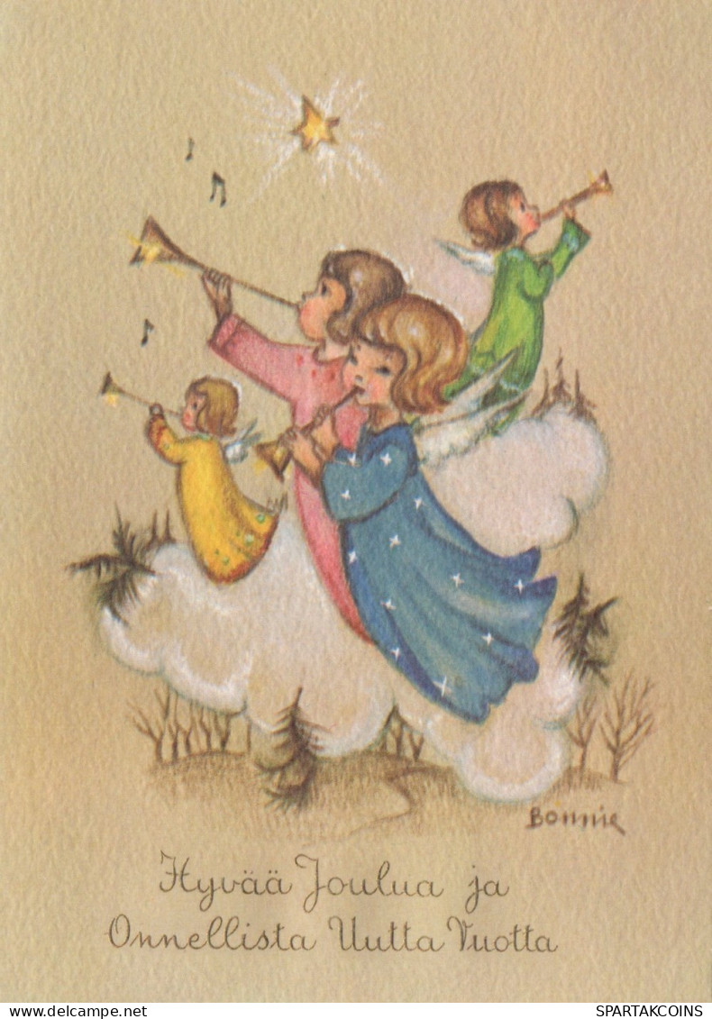 ANGEL CHRISTMAS Holidays Vintage Postcard CPSM #PAG905.GB - Engelen
