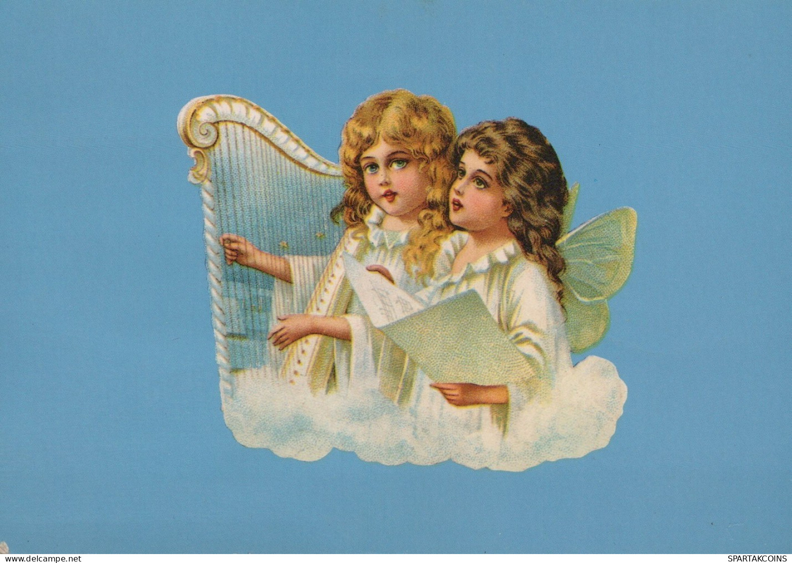 ANGEL CHRISTMAS Holidays Vintage Postcard CPSM #PAH282.GB - Engelen