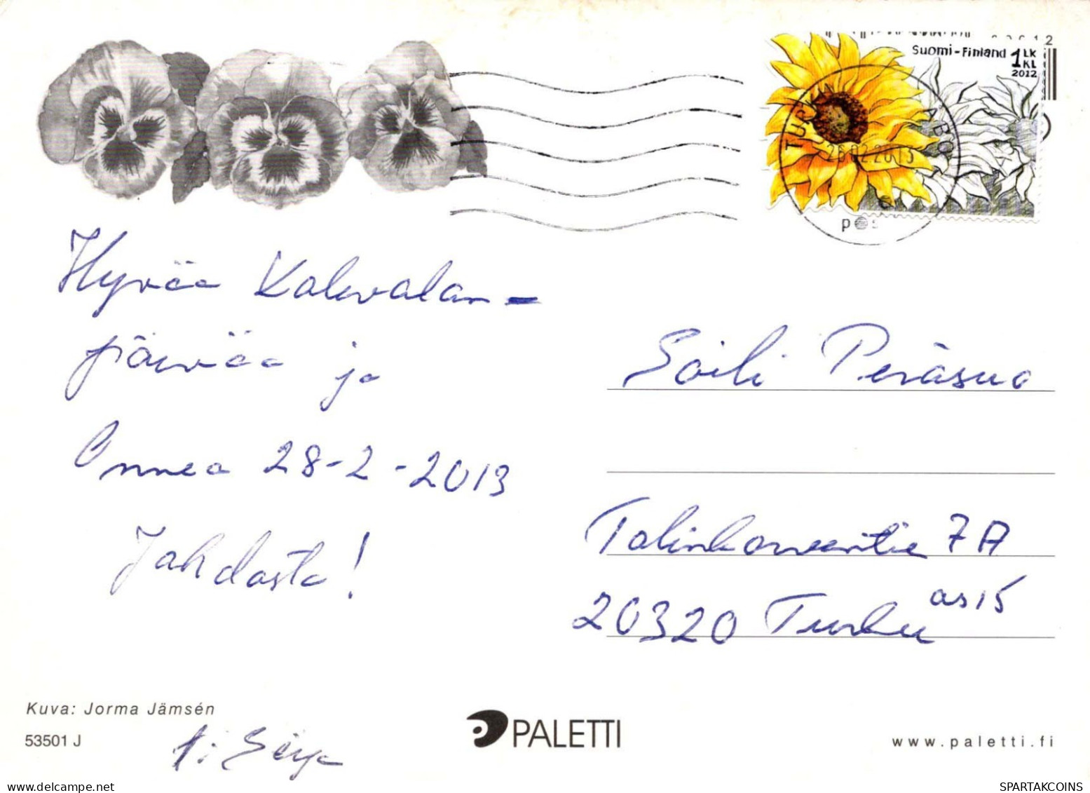 FLEURS Vintage Carte Postale CPSM #PBZ832.FR - Flowers
