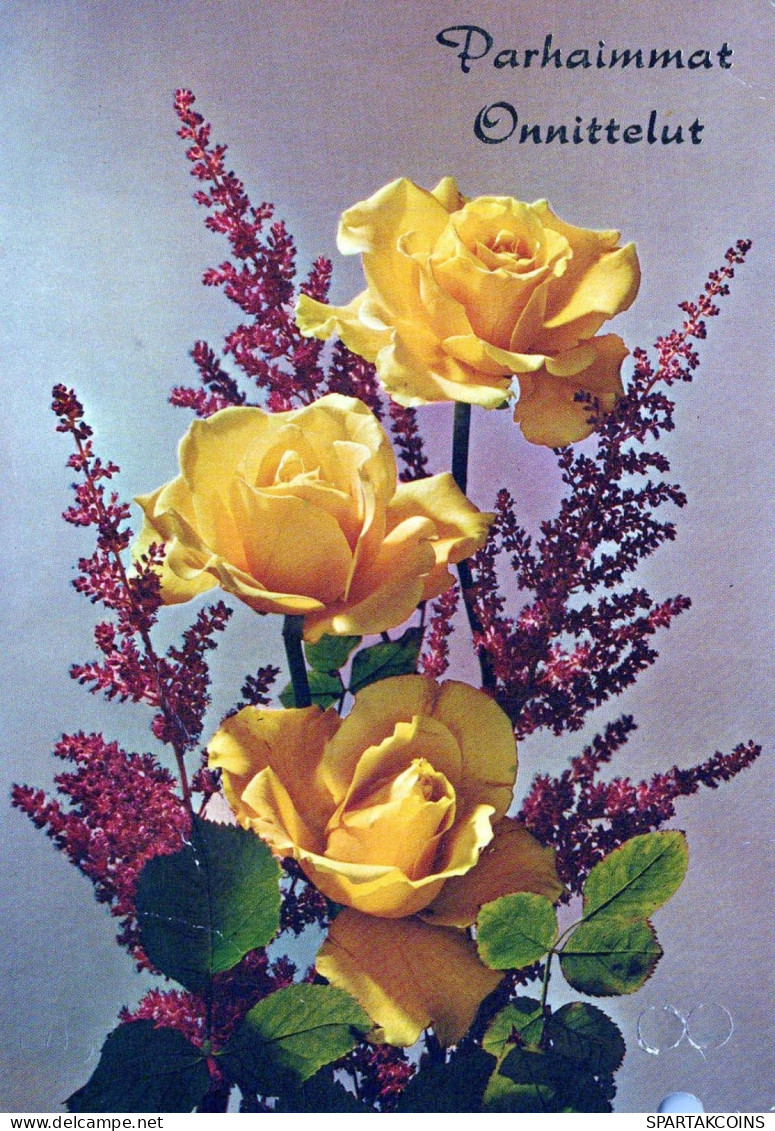 FLEURS Vintage Carte Postale CPSM #PBZ348.FR - Flowers