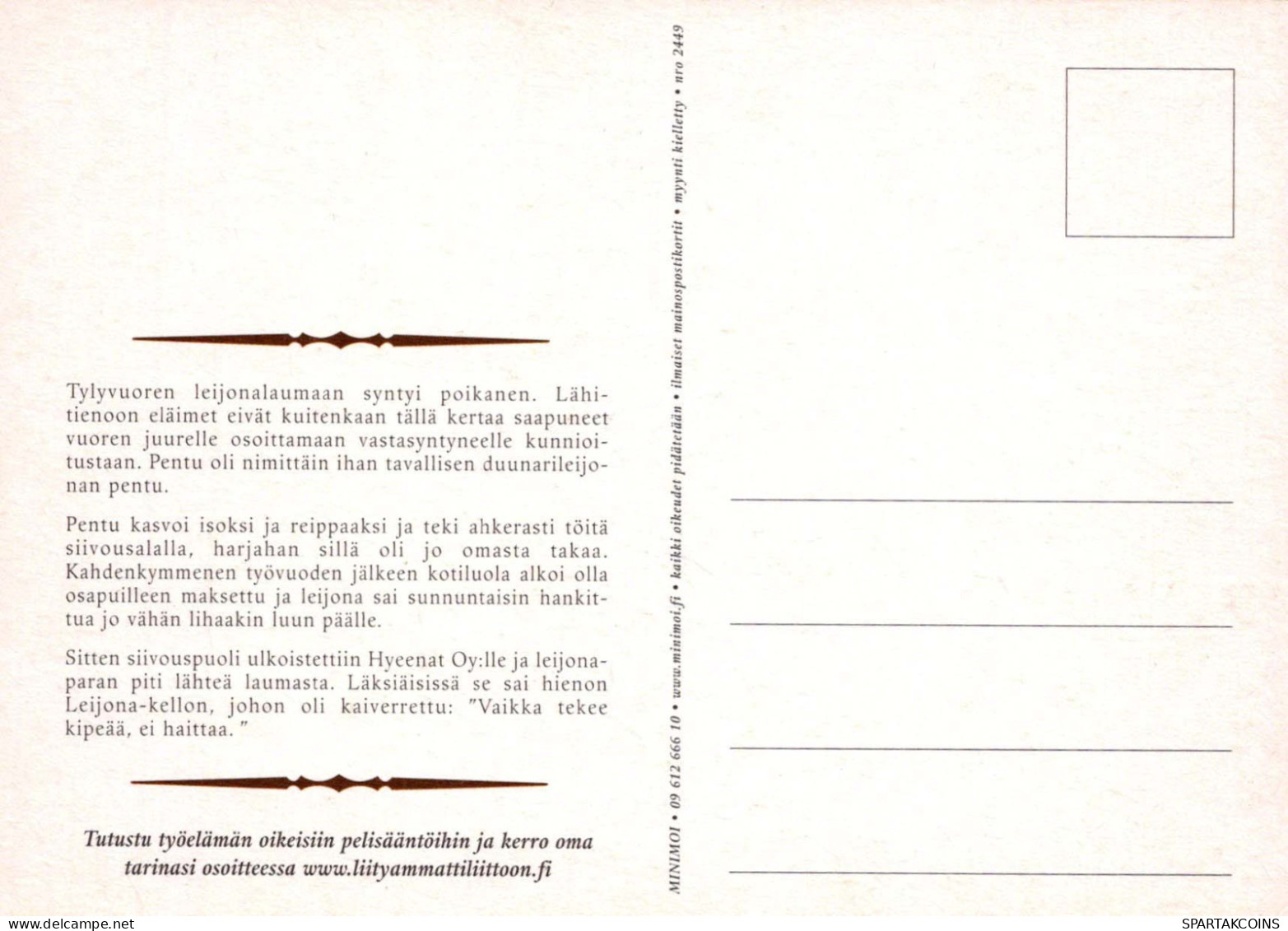 LION Animaux Vintage Carte Postale CPSM #PBS059.FR - Leeuwen