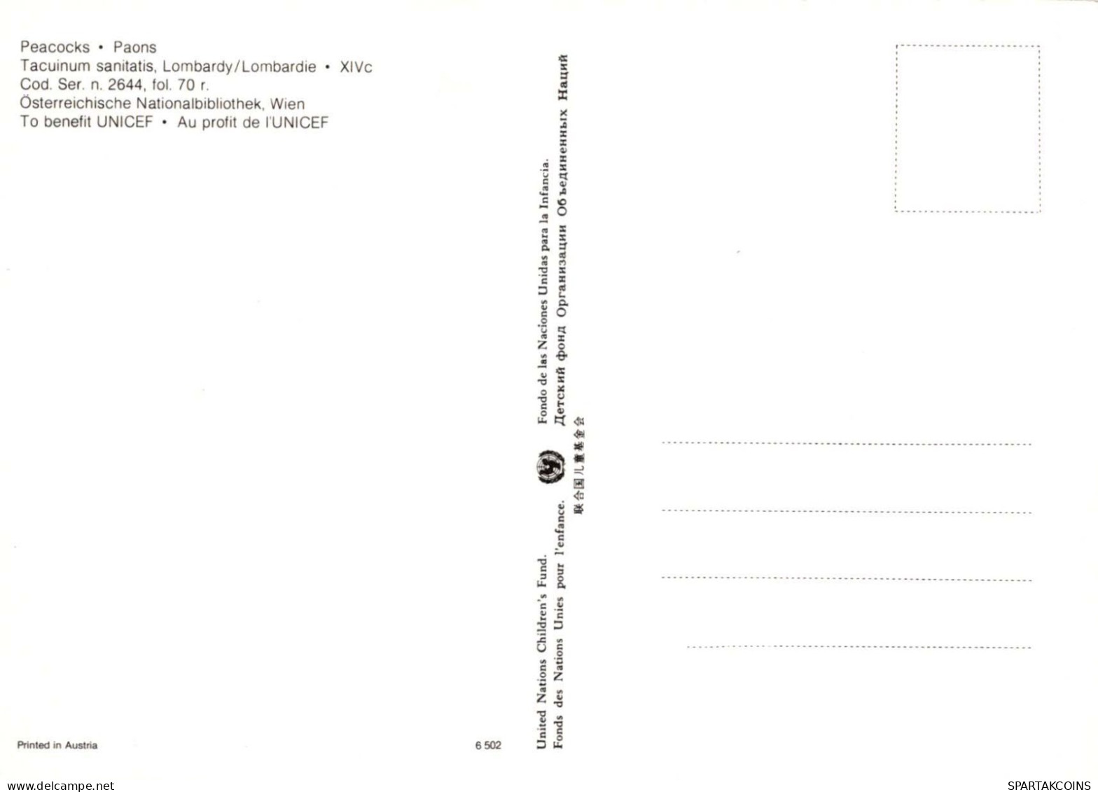 OISEAU Animaux Vintage Carte Postale CPSM #PBR456.FR - Oiseaux