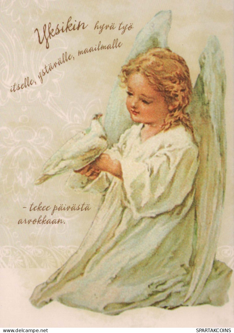 ANGE Noël Vintage Carte Postale CPSM #PBP639.FR - Anges
