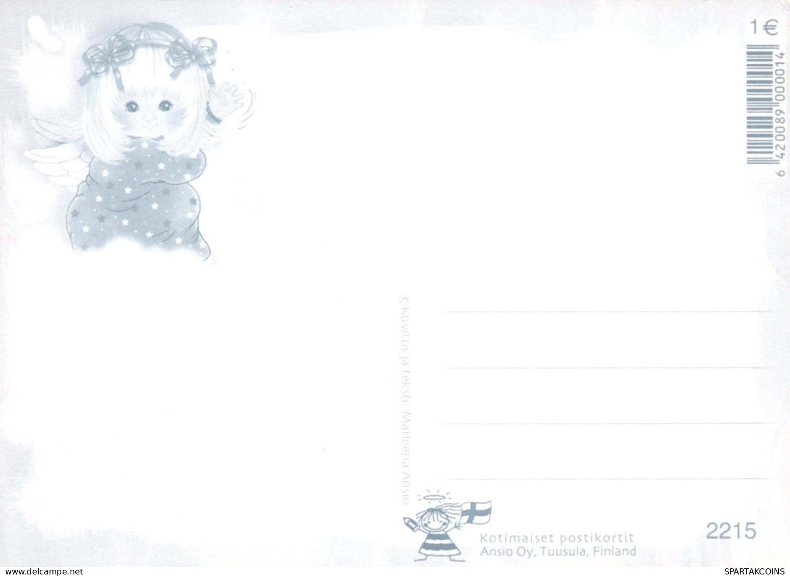 ANGE Noël Vintage Carte Postale CPSM #PBP318.FR - Engelen