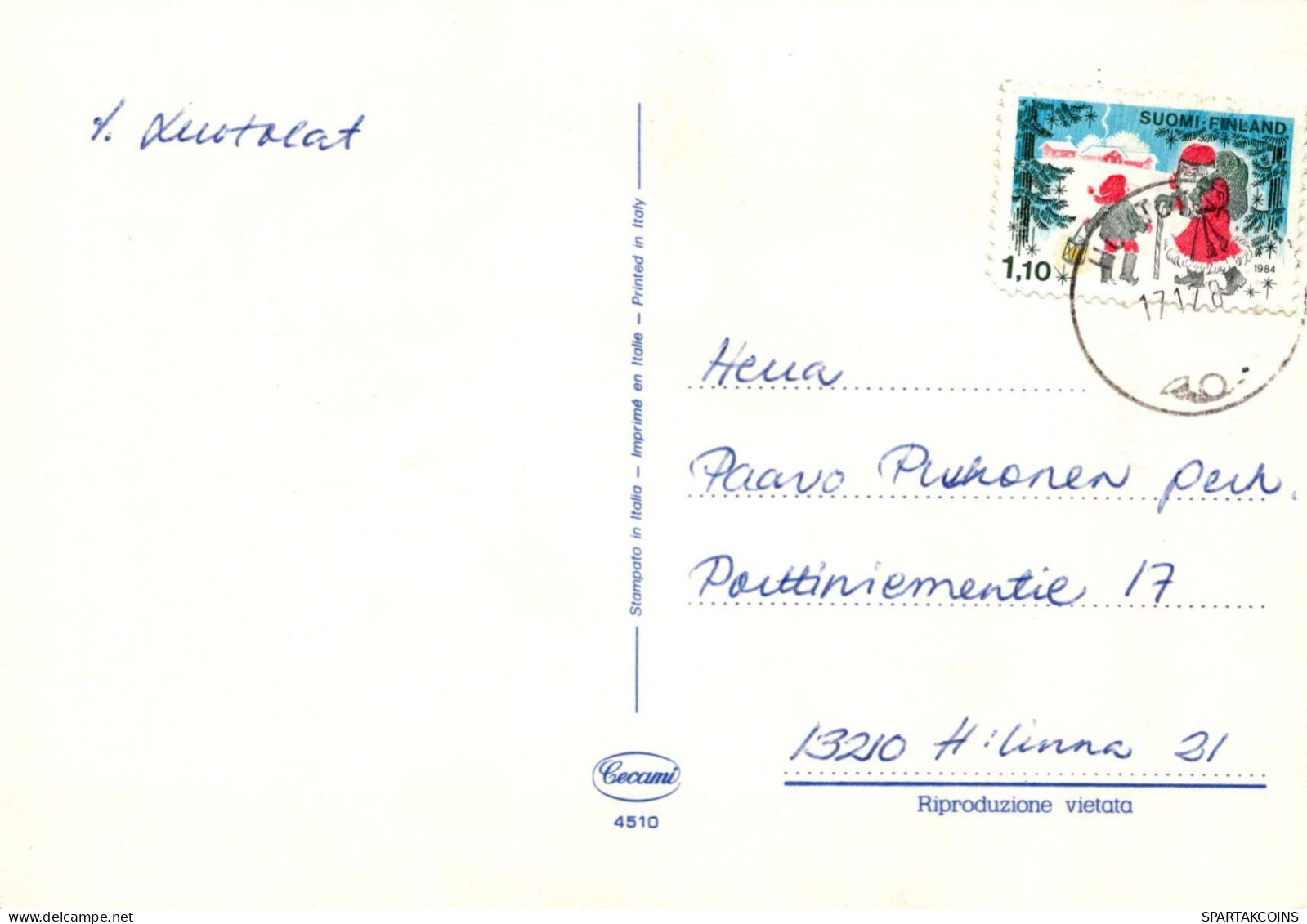 Vierge Marie Madone Bébé JÉSUS Noël Religion Vintage Carte Postale CPSM #PBB800.FR - Jungfräuliche Marie Und Madona