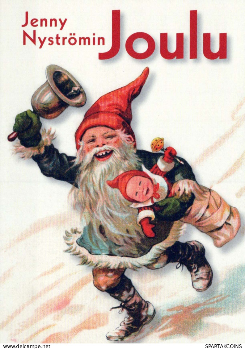 PÈRE NOËL Bonne Année Noël Vintage Carte Postale CPSM #PBL268.FR - Santa Claus