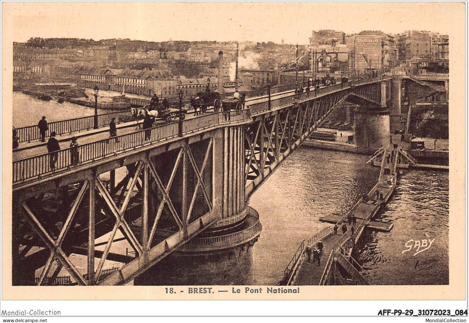 AFFP9-29-0748 - BREST - Le Pont National  - Brest