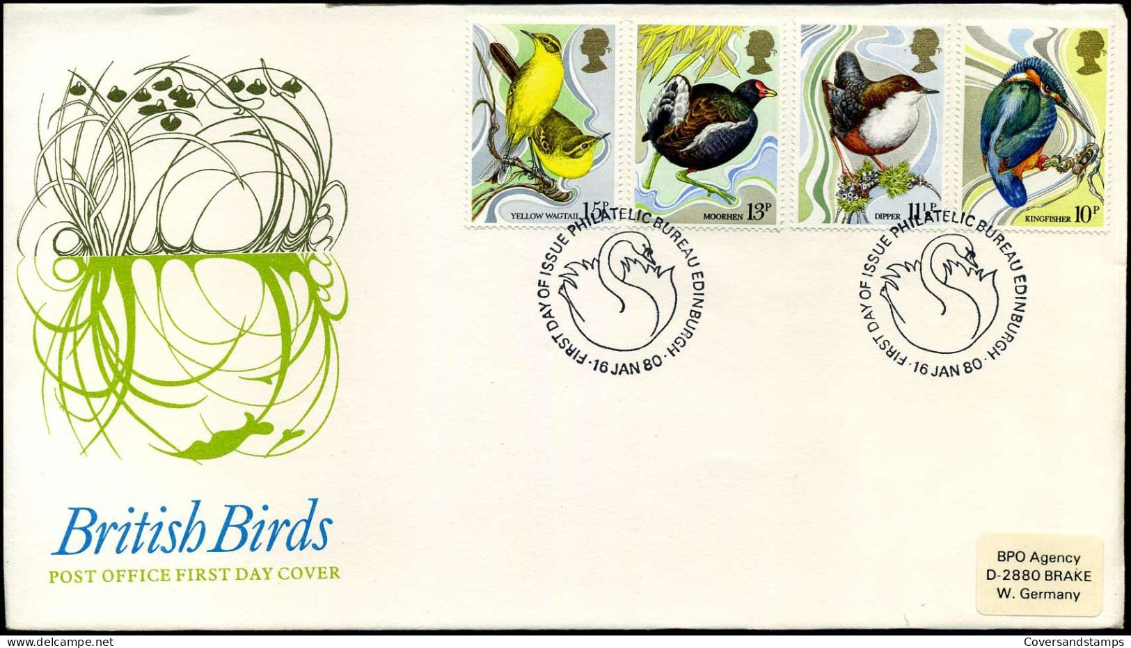 UK - FDC - British Birds - Autres & Non Classés