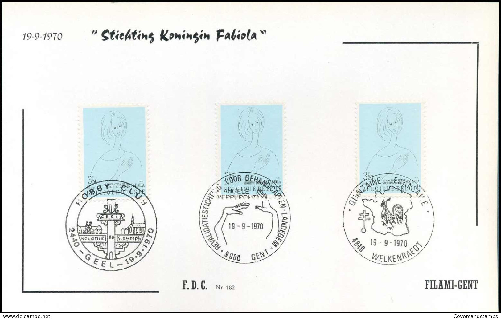 FDC Filami  - 1546 - Stichting Koningin Fabiola - 1961-1970