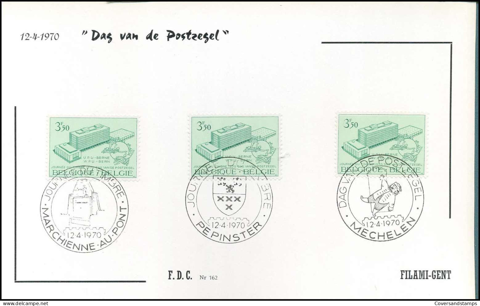 FDC Filami  - 1529 - Dag Van De Postzegel - 1961-1970