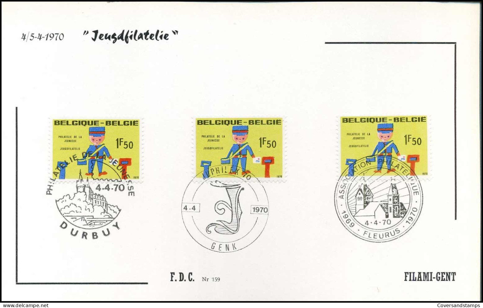 FDC Filami  - 1528 - Jeugdfilatelie - 1961-1970