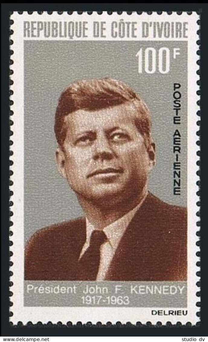 Ivory Coast C29, MNH. Michel 276. President John F. Kennedy. 1964. - Ivory Coast (1960-...)