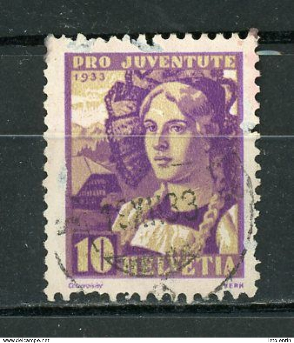SUISSE - PRO JUVENTUTE - N° Yt 268 Obli. - Used Stamps