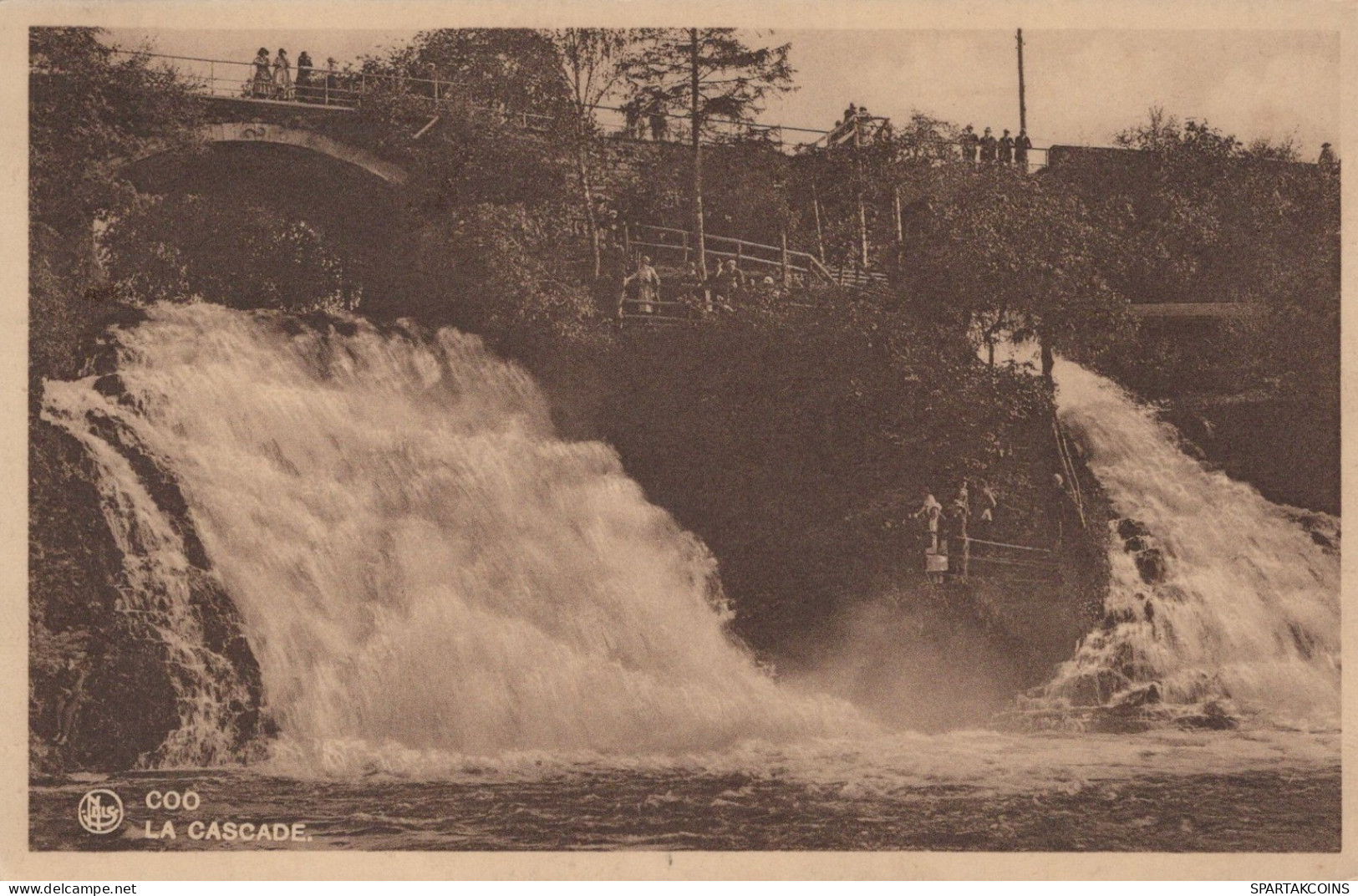 BELGIUM COO WATERFALL Province Of Liège Postcard CPA #PAD110.GB - Stavelot