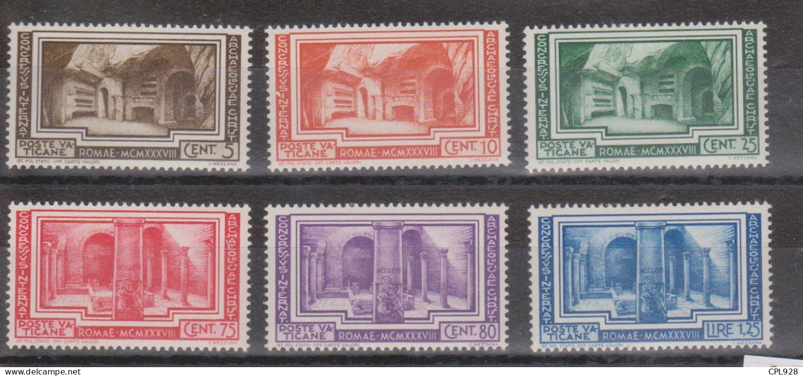 Vatican N° 80 à 85 Avec Charnières - Unused Stamps