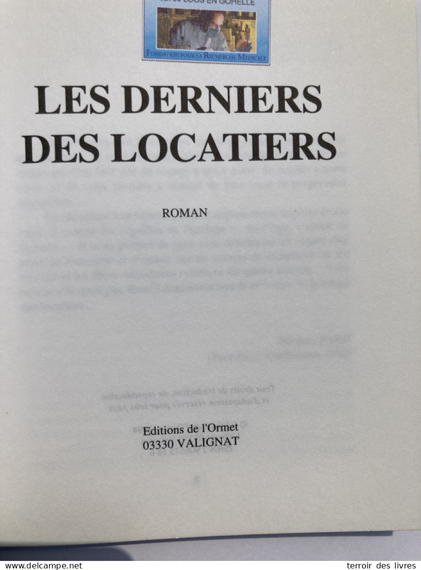 LES DERNIERS DES LOCATIERS - 1994 - RENÉ LANGLOIS  BOURBONNAIS - Bourbonnais