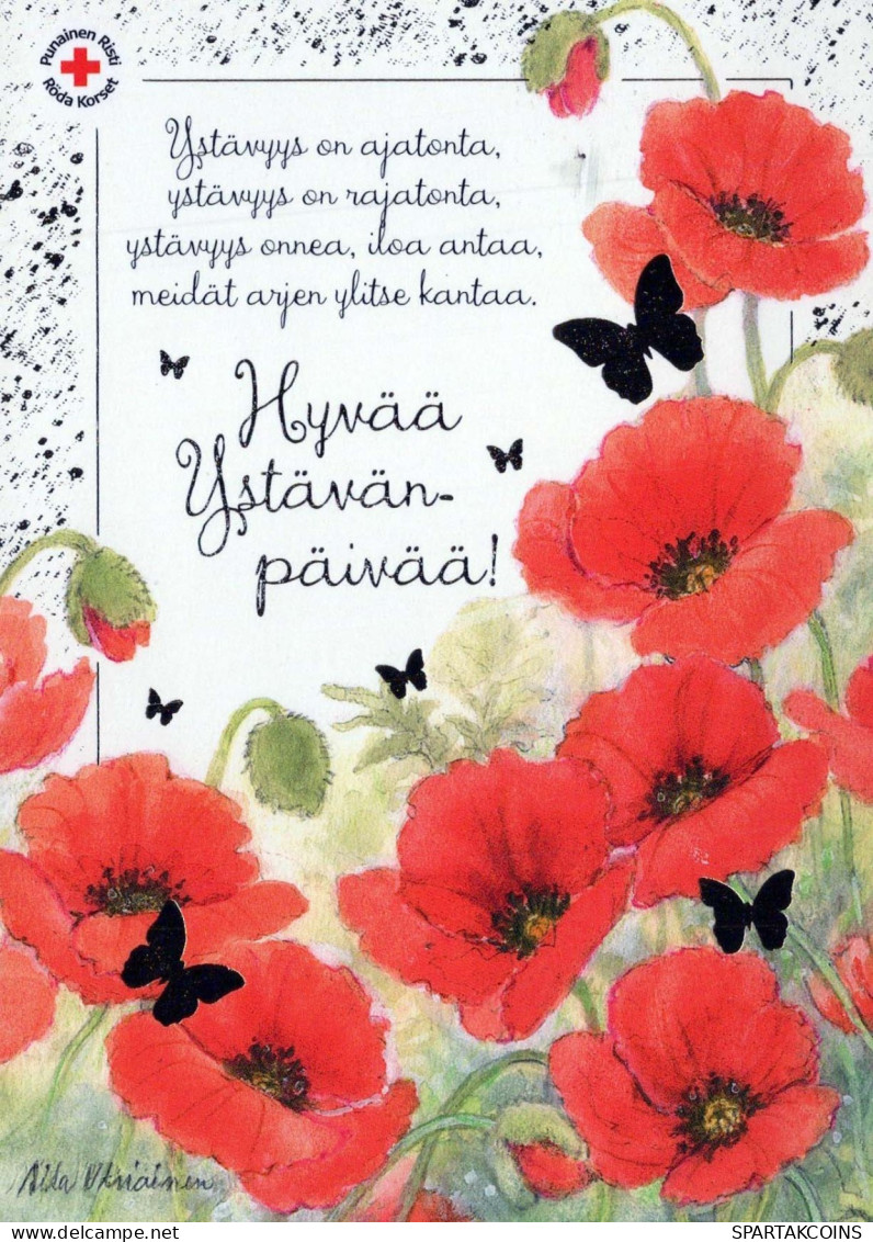 FLOWERS Vintage Postcard CPSM #PBZ890.GB - Flowers