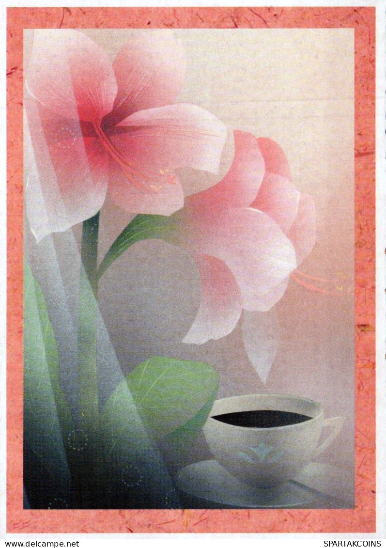 FLOWERS Vintage Postcard CPSM #PBZ586.GB - Flowers