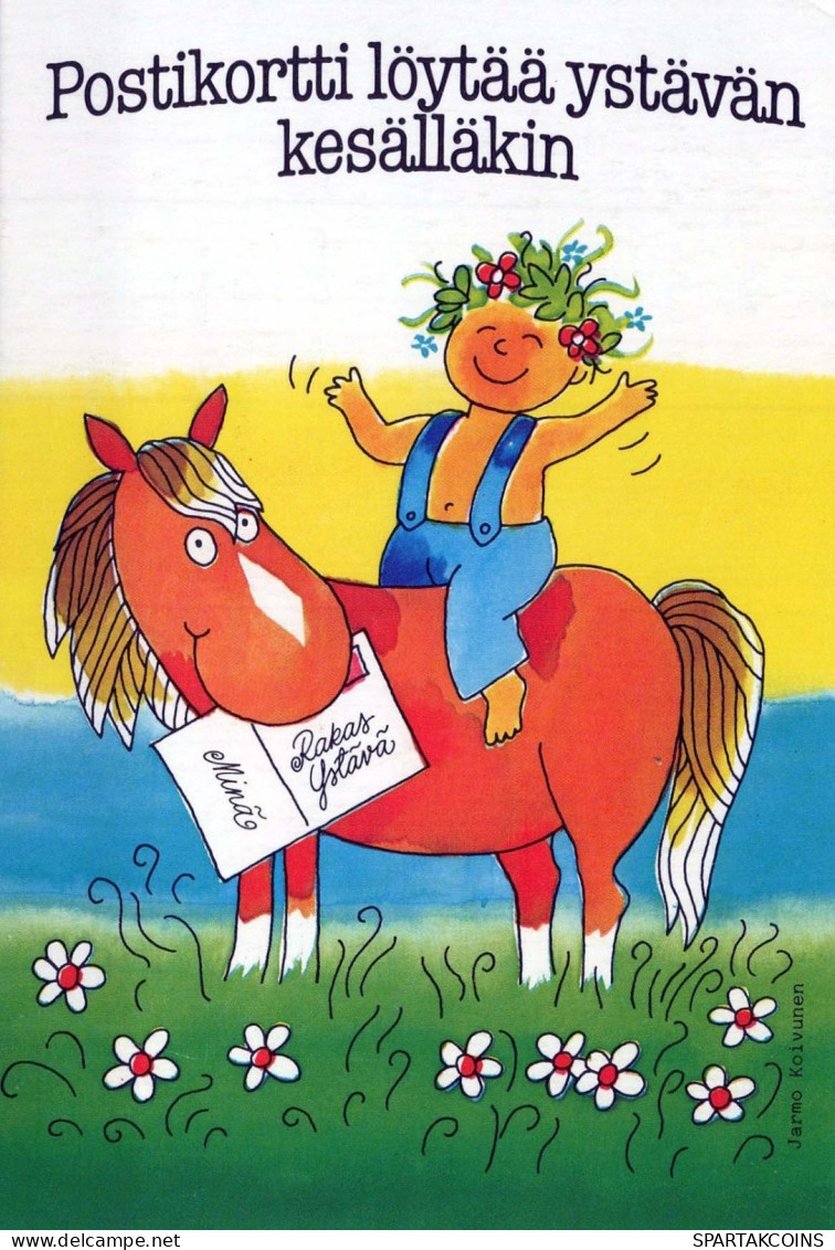 CHILDREN HUMOUR Vintage Postcard CPSM #PBV183.GB - Humorkaarten