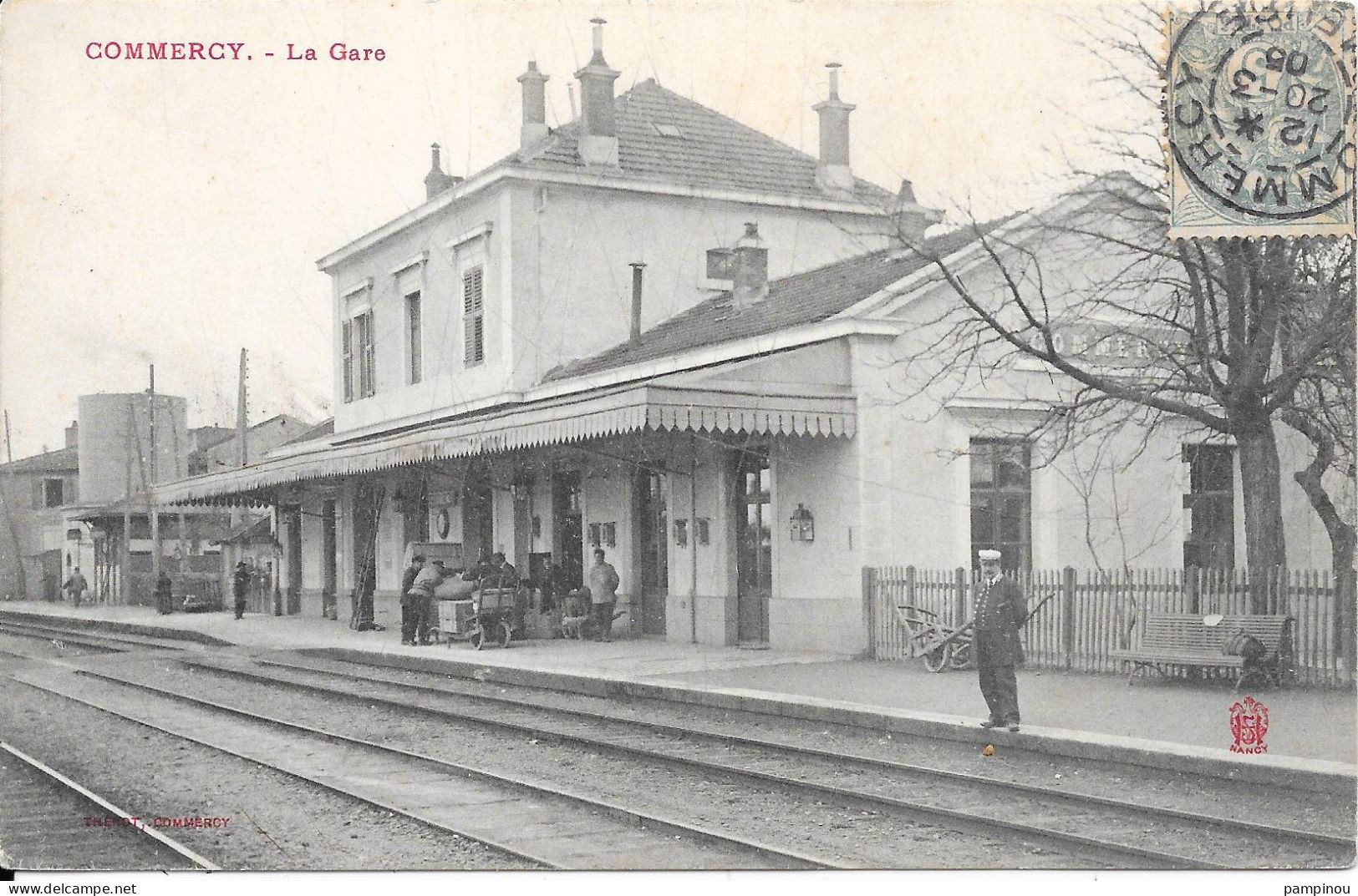 55 COMMERCY - La Gare - Intérieur - Animée - Commercy