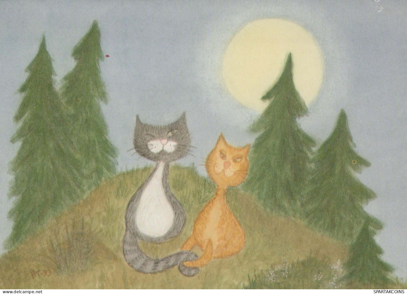 CAT Animals Vintage Postcard CPSM #PBS963.GB - Humour