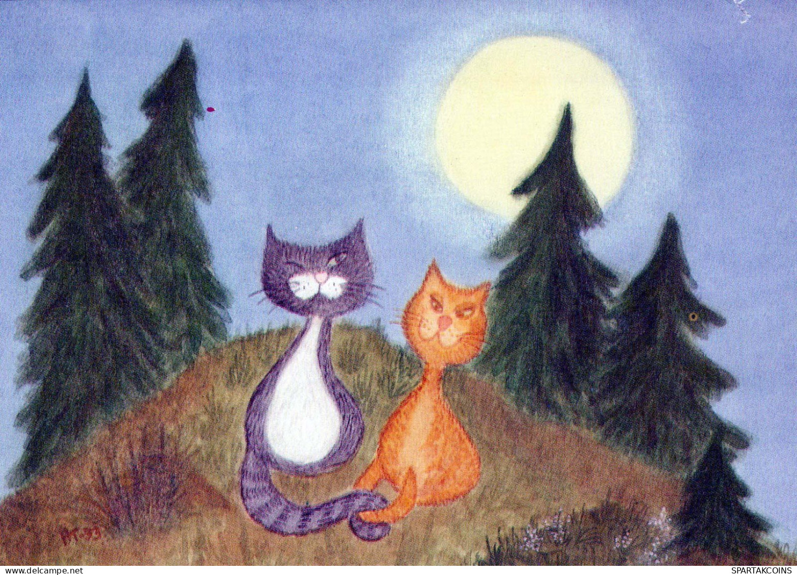 CAT Animals Vintage Postcard CPSM #PBS963.GB - Humor