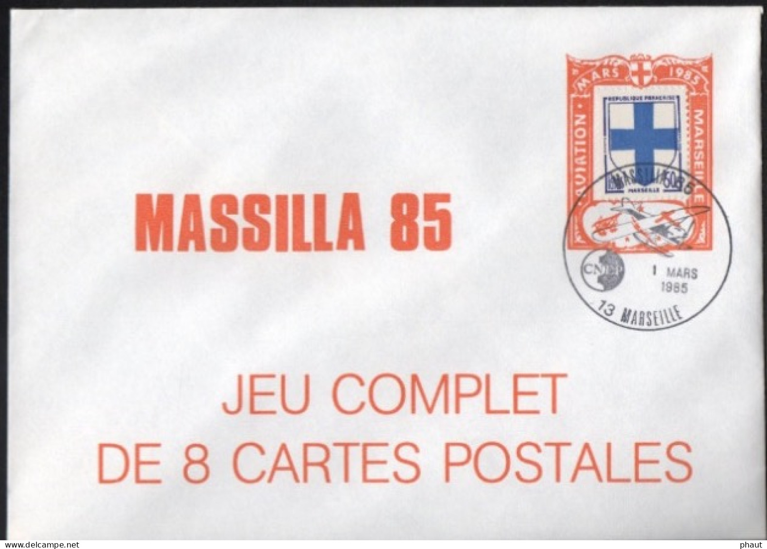 TAD Massilia Aviation 85 Sur Enveloppe Non Circulé - 1961-....