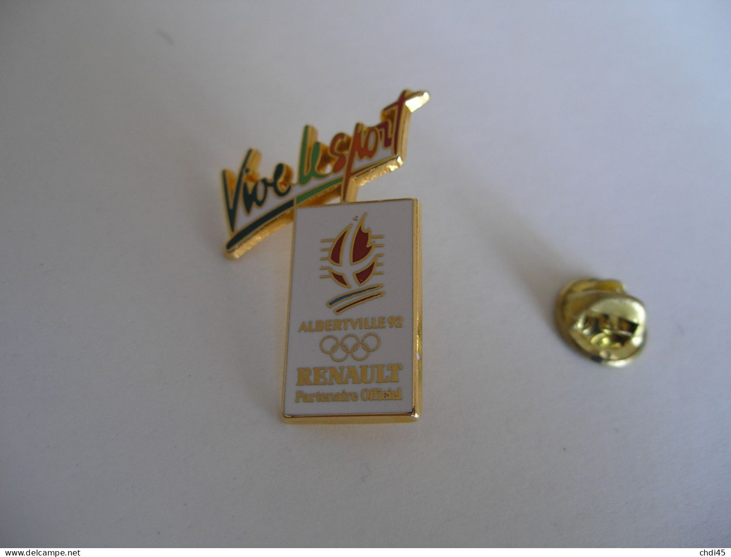 RENAULT Partenaire Officiel VIVE LE SPORT JO ALBERTVILLE 92 - Jeux Olympiques