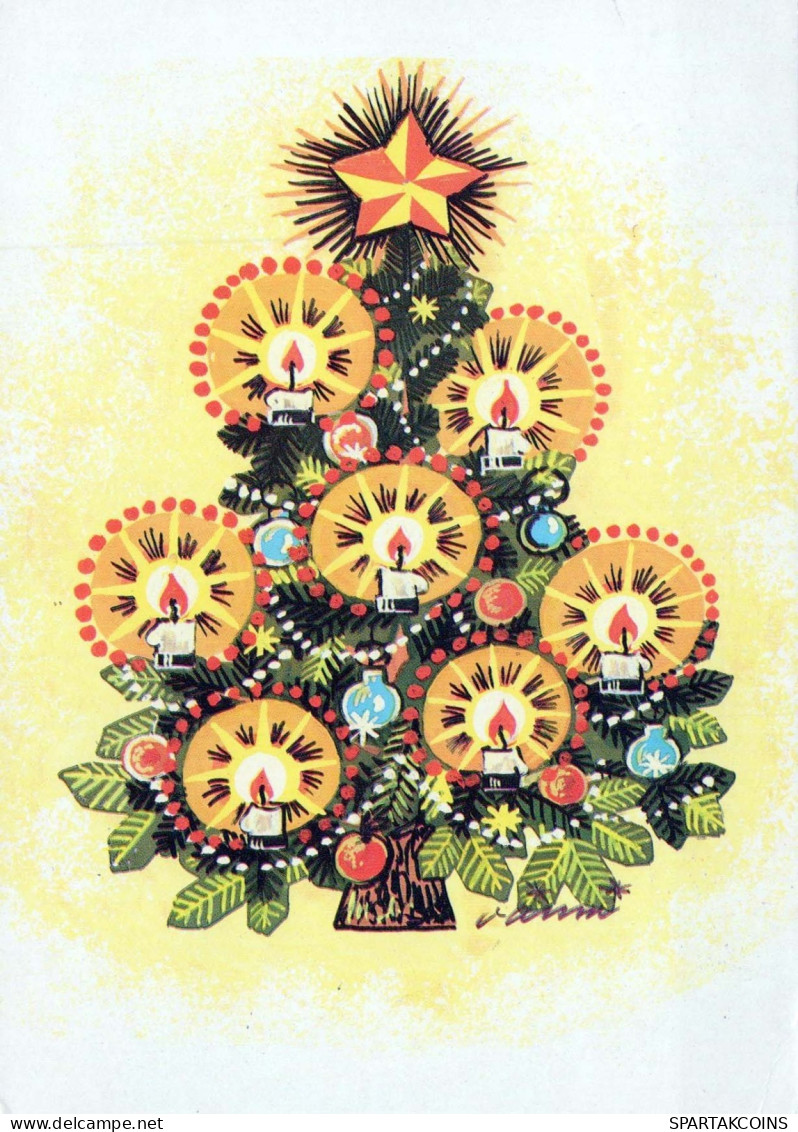 Happy New Year Christmas Vintage Postcard CPSM #PAW704.GB - New Year