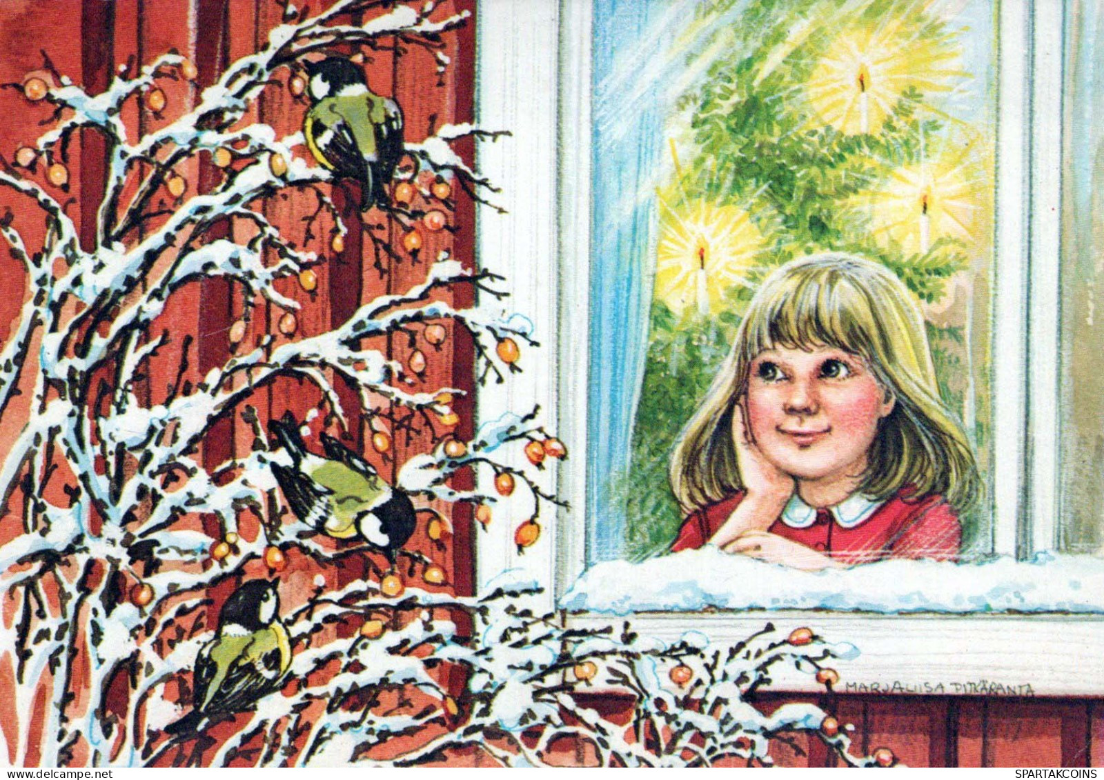 Happy New Year Christmas CHILDREN Vintage Postcard CPSM #PAW383.GB - New Year